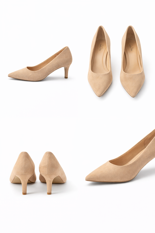 Elegant Suede Pointed Heels