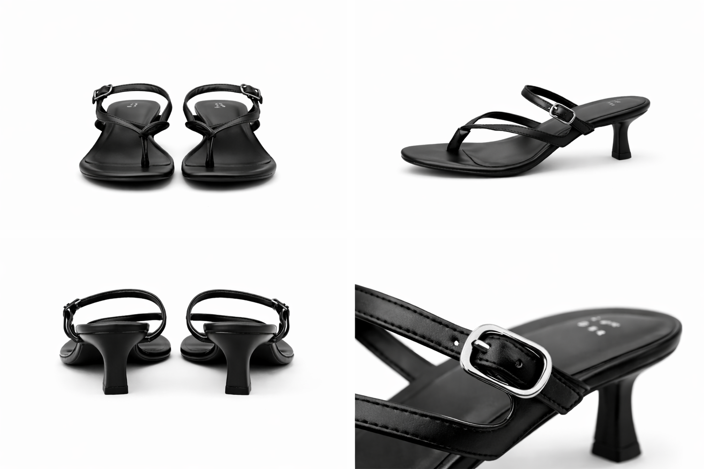 Dystralix low-heel thong sandals