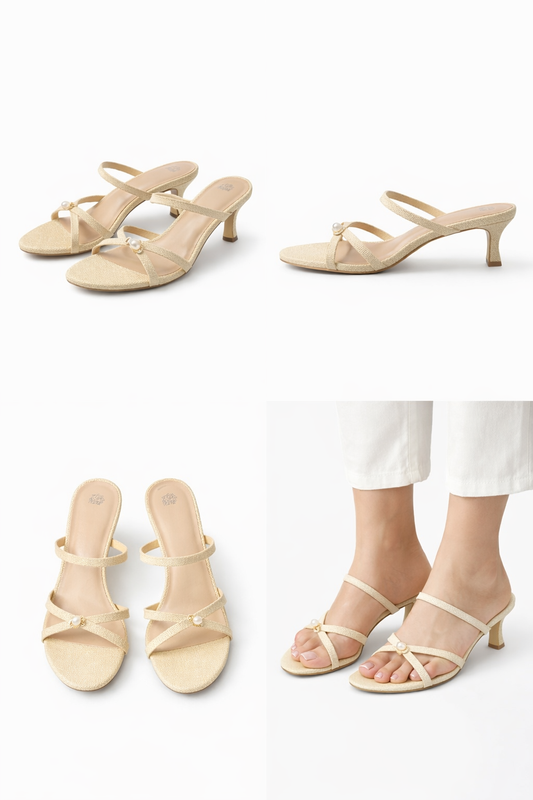 Elegant Strappy Heeled Sandals – Chic Summer Style