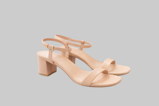 Minimal Block Heel Sandals